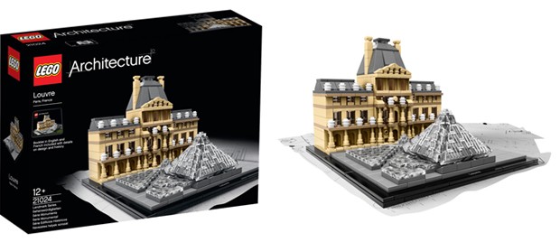 Le Louvre en Lego Architecture Le Louvre en Lego Architecture